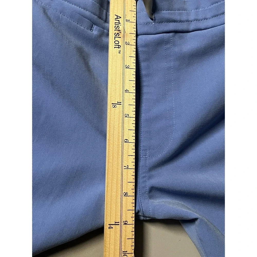 Figs Scrub Pants Womens XS Blue Technical Collection Cargo Pockets Drawstring
